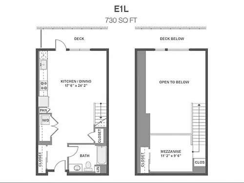 Floor plan E1L