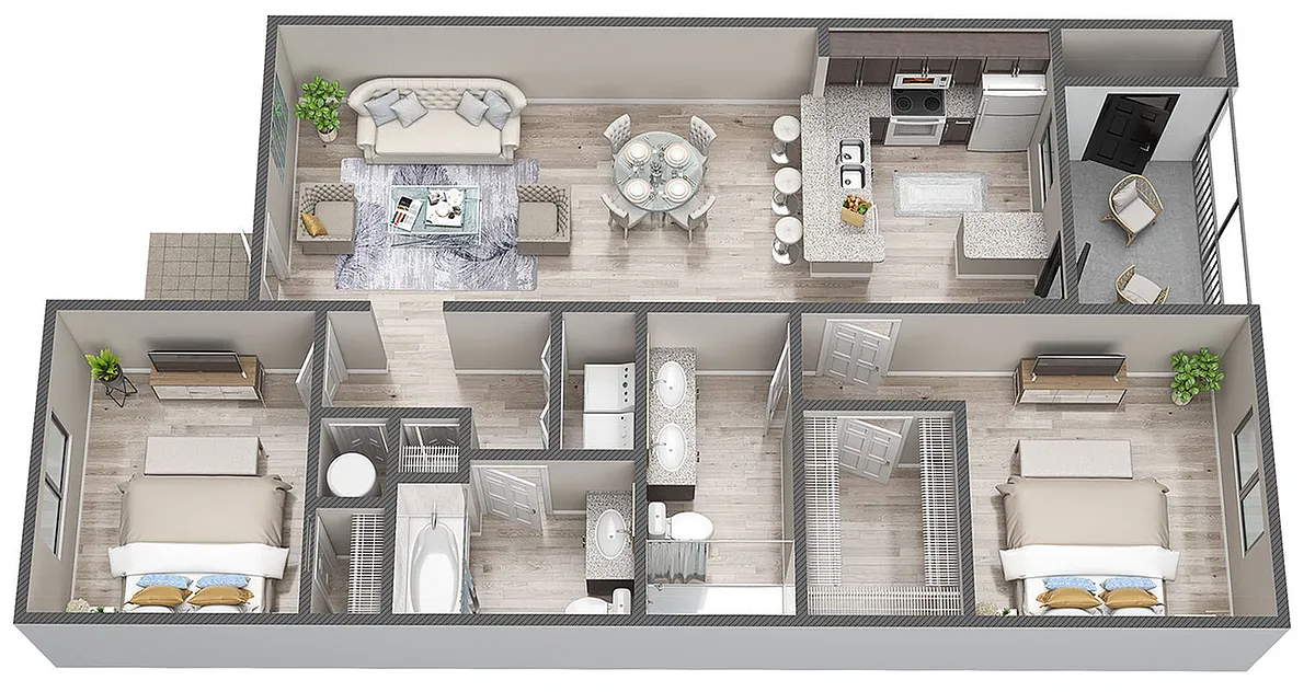 Floor plan B1
