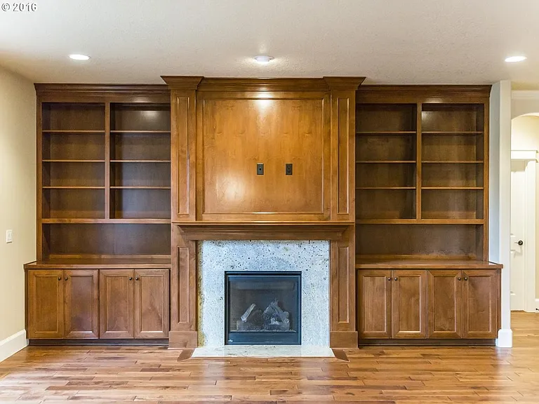 Entertainment center in Family room