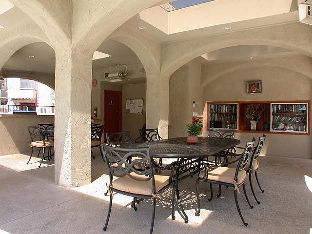 Community area with outdoor kitchen