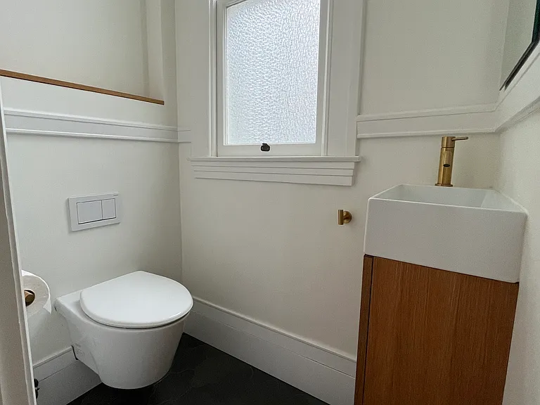WC separate from shower