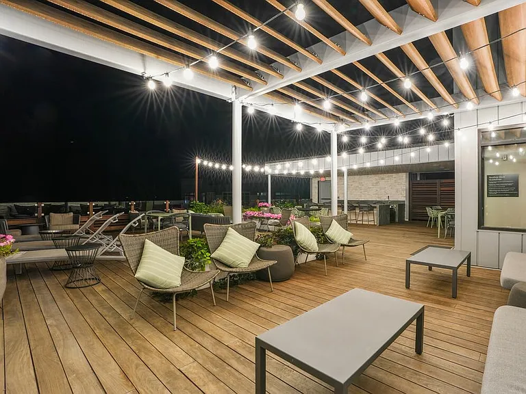 Rooftop lounge