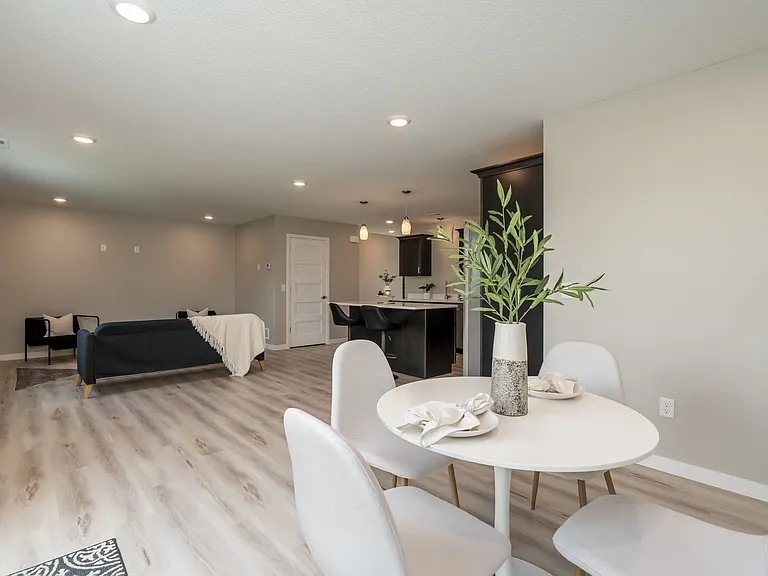Generous living and dining areas.