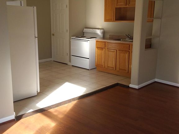 Open Kitchen and Living Room area with lots of natural light
