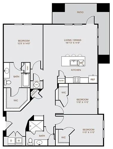 Floor plan C1