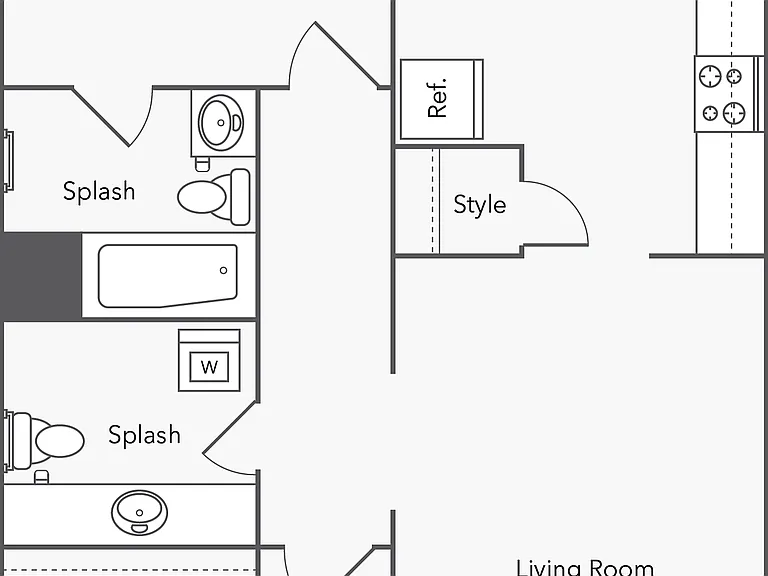 2 Bed 1.5 Bath with Washer Dryer 2 Bed 1.5 Bath with Washer Dryer