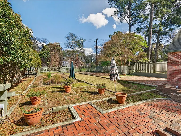 Horseshoe court, coy pond, bocce ball court