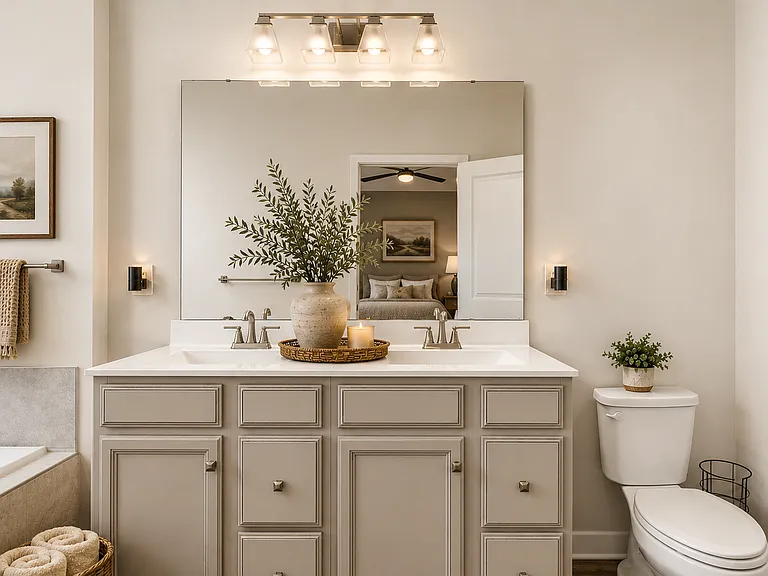 More than a bathroom_it's your daily retreat. (Photos are virtually staged)