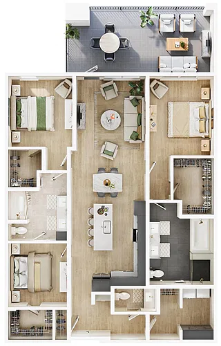 Floor plan C01