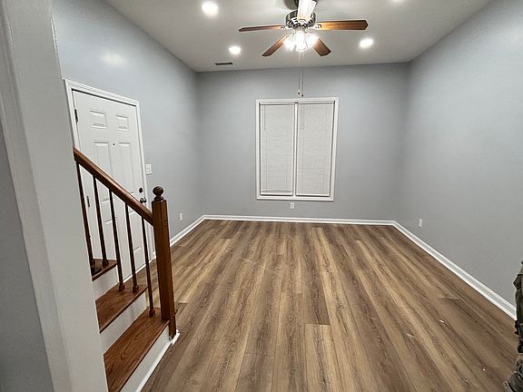 Living room adjacent to the dining room.