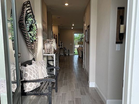 Welcoming foyer +coat closet