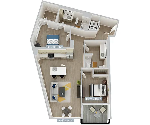 Floor plan B12