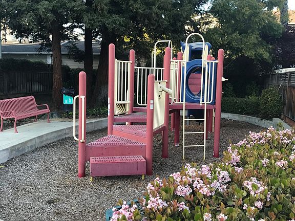 Community park with playground.