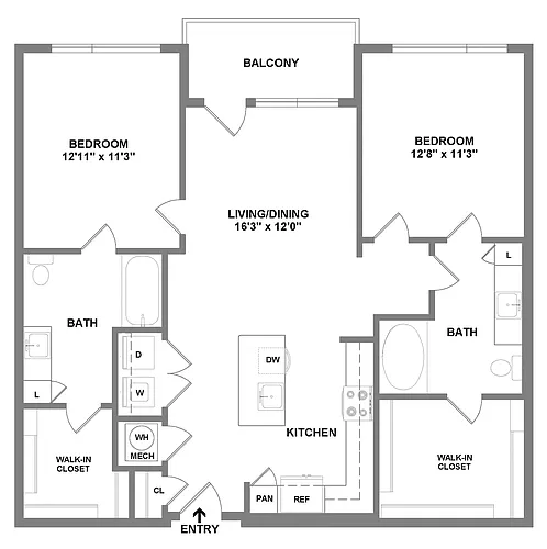 Floor plan B4-1170