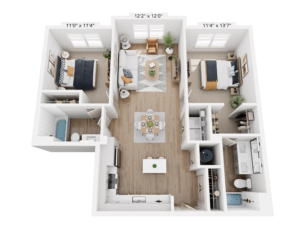 Floor plan B7