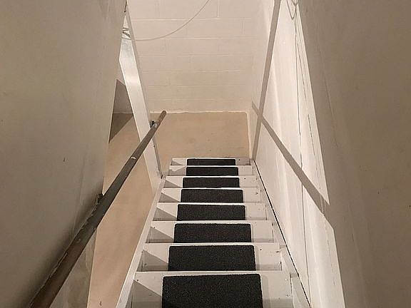 Downstairs to Rec/Laundry Rm