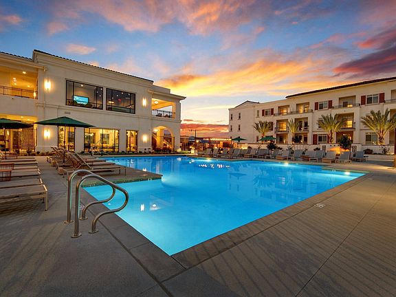 Sunset Poolside at Enclave Heritage Flats