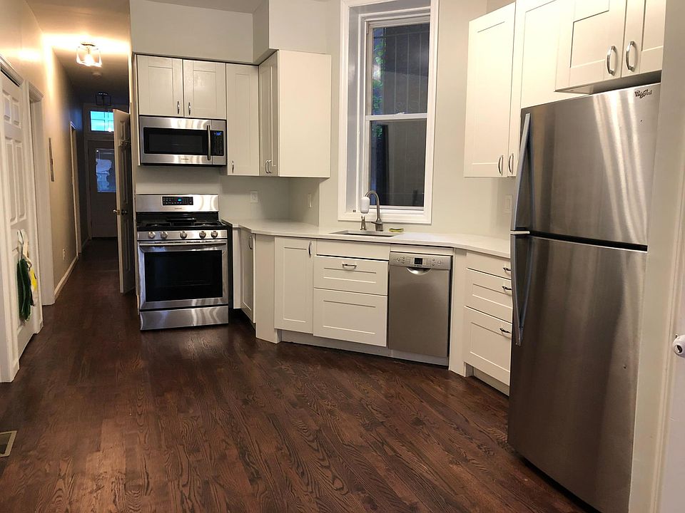 Kitchen with new stainless appliances