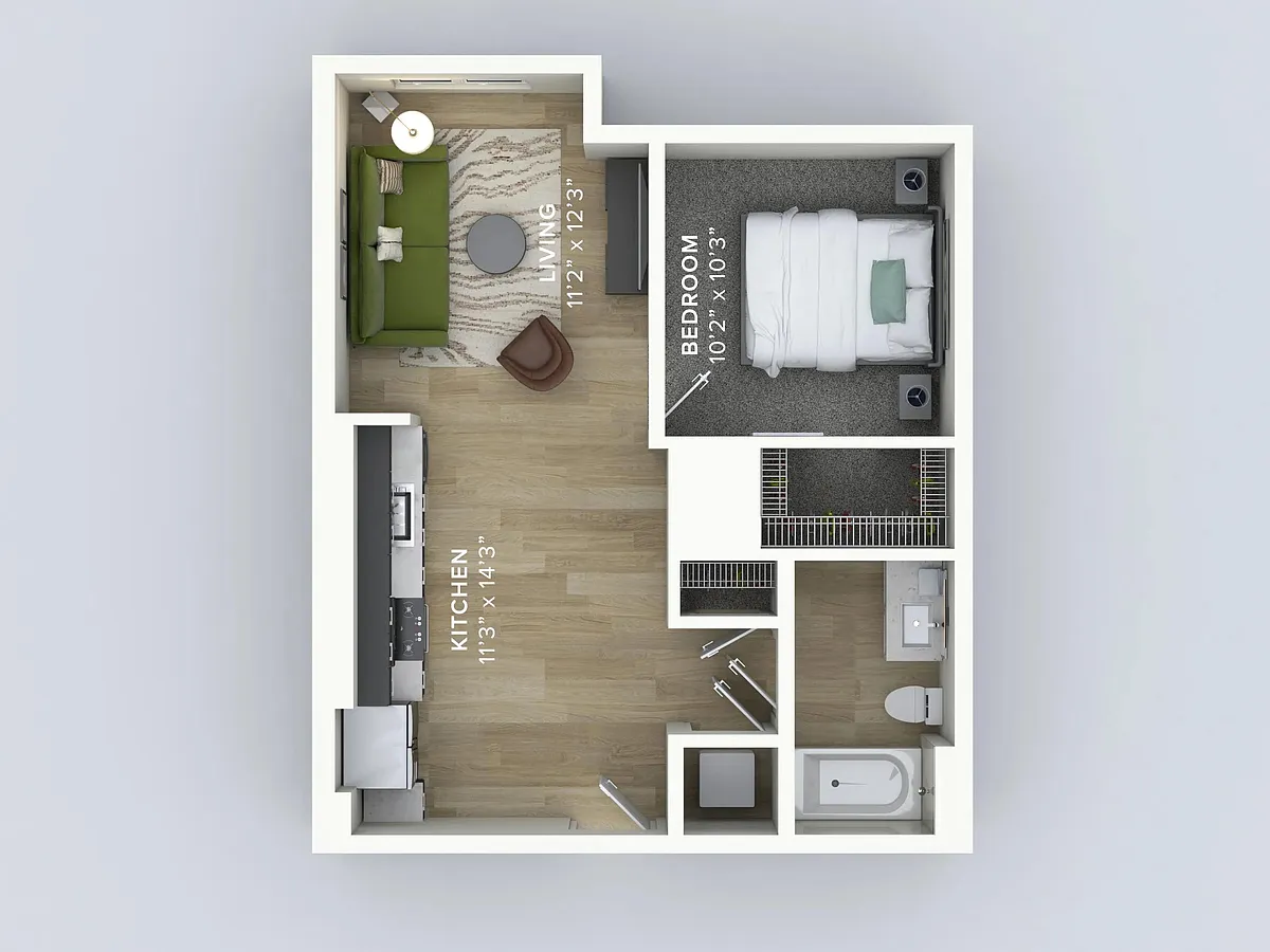 Floor plan A01