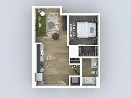 Floor plan A01