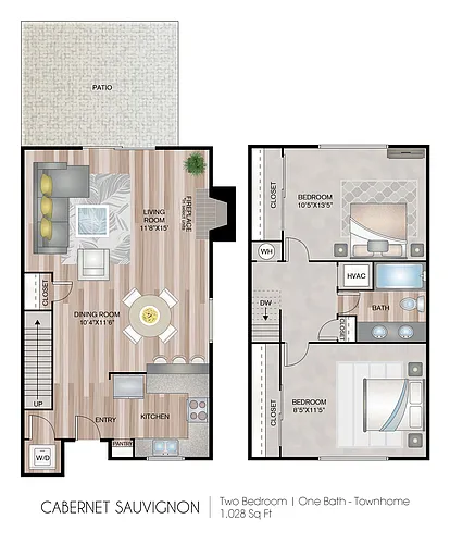 Floor plan Cabernet Sauvignon Townhome