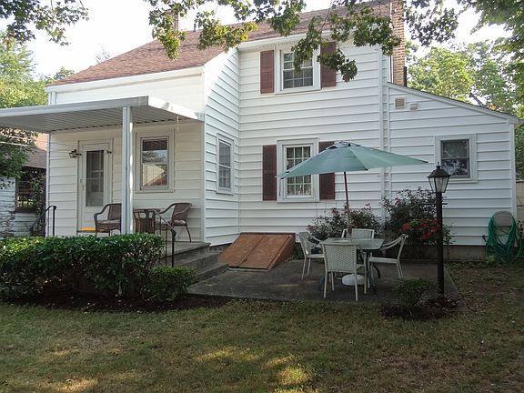 Rear View, Covered Porch