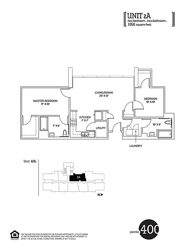 Floor plan Two Bedroom