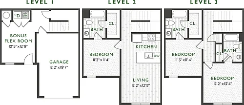Floor plan 3B