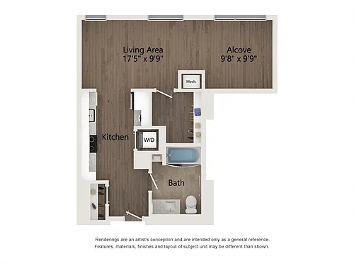 Floor plan Studio