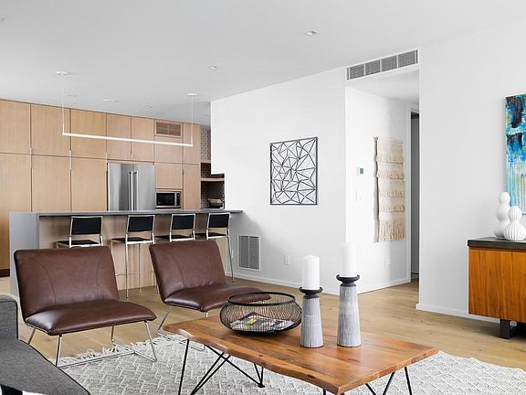 Kitchen and living space