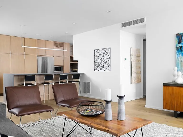 Kitchen and living space