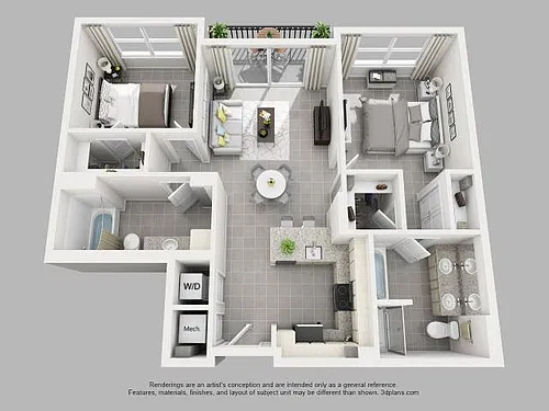 Floor plan B2B- SANTA CRUZ