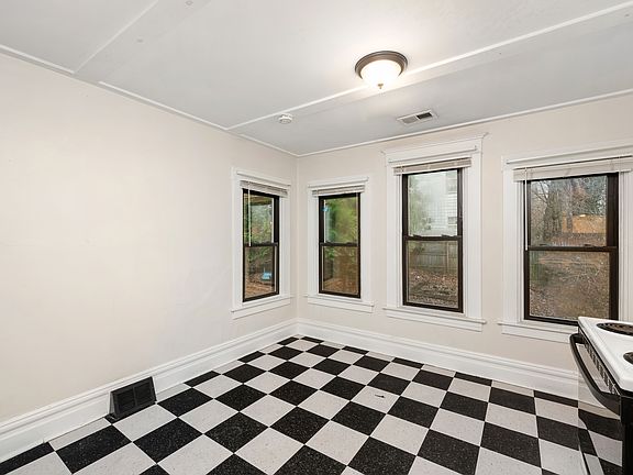 Plenty of space for a dining table.