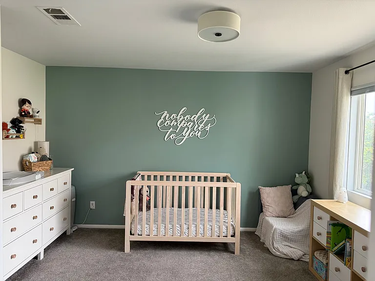 Bedroom 4 located next to master that can be used as a nursery, office or den!