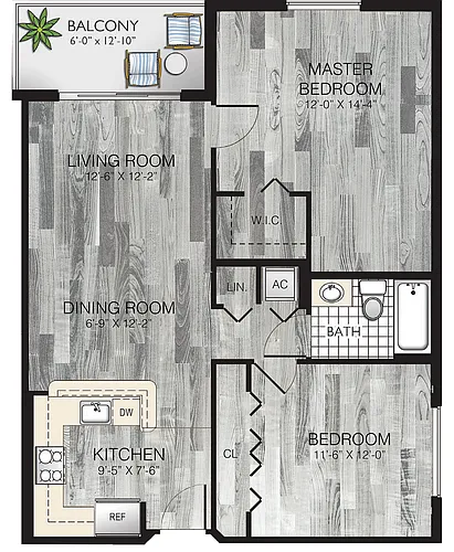 Floor plan Model C1