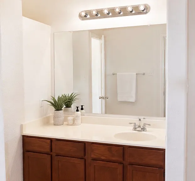 Master bath vanity