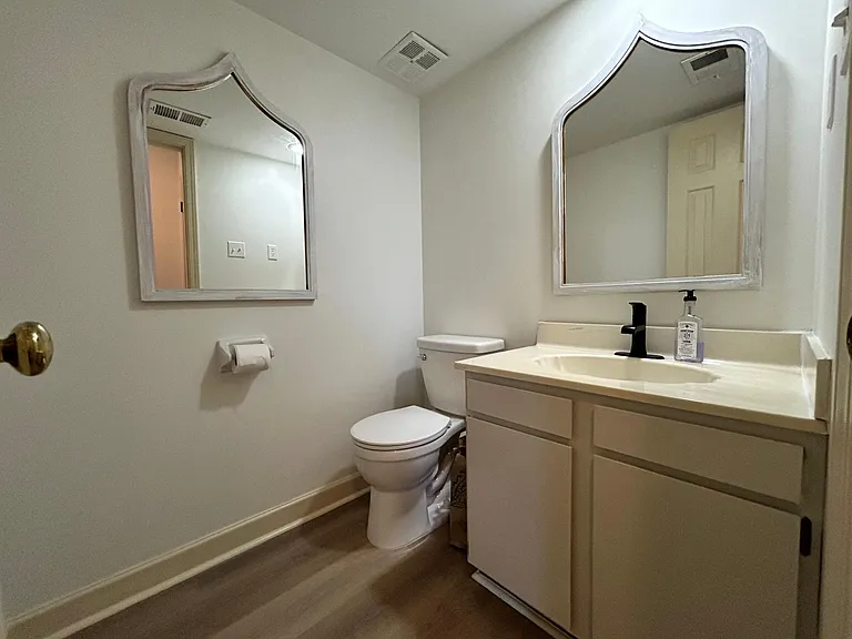 half bath downstairs