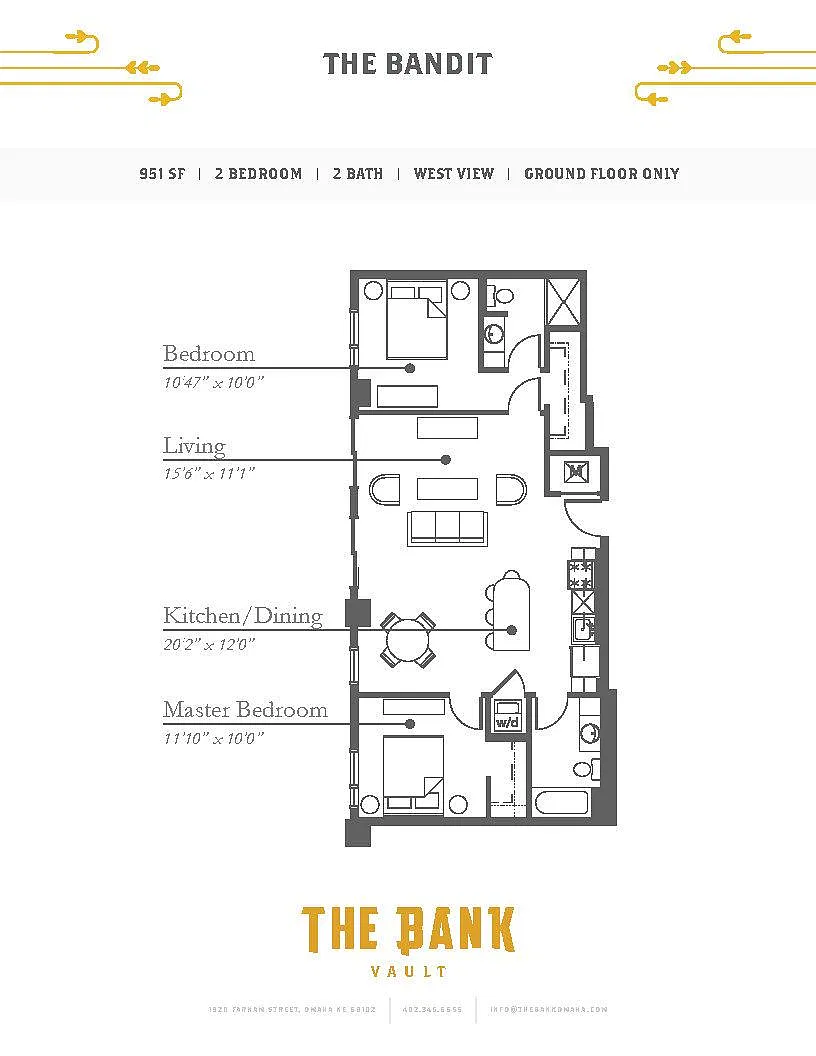 Floor plan The Bandit