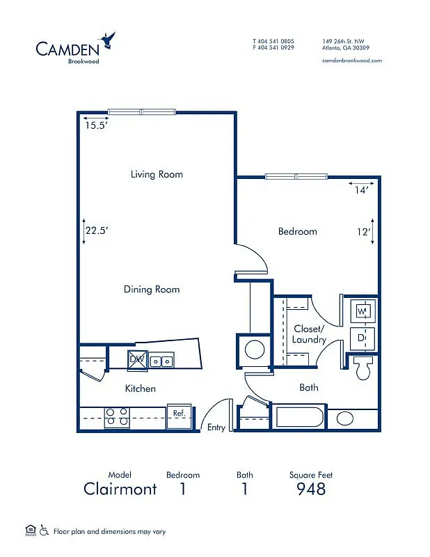 Floor plan Clairmont