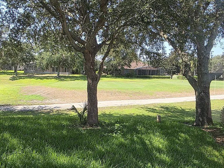 View to golf course