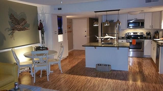 From living patio into living kitchen