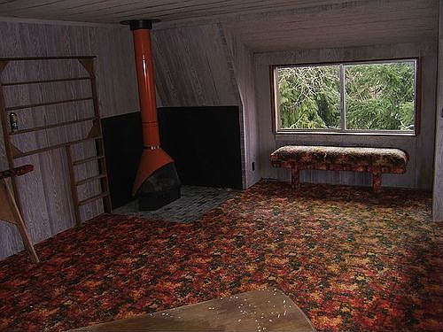 Second level improved space above red barn