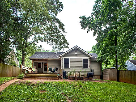 View from deep back yard