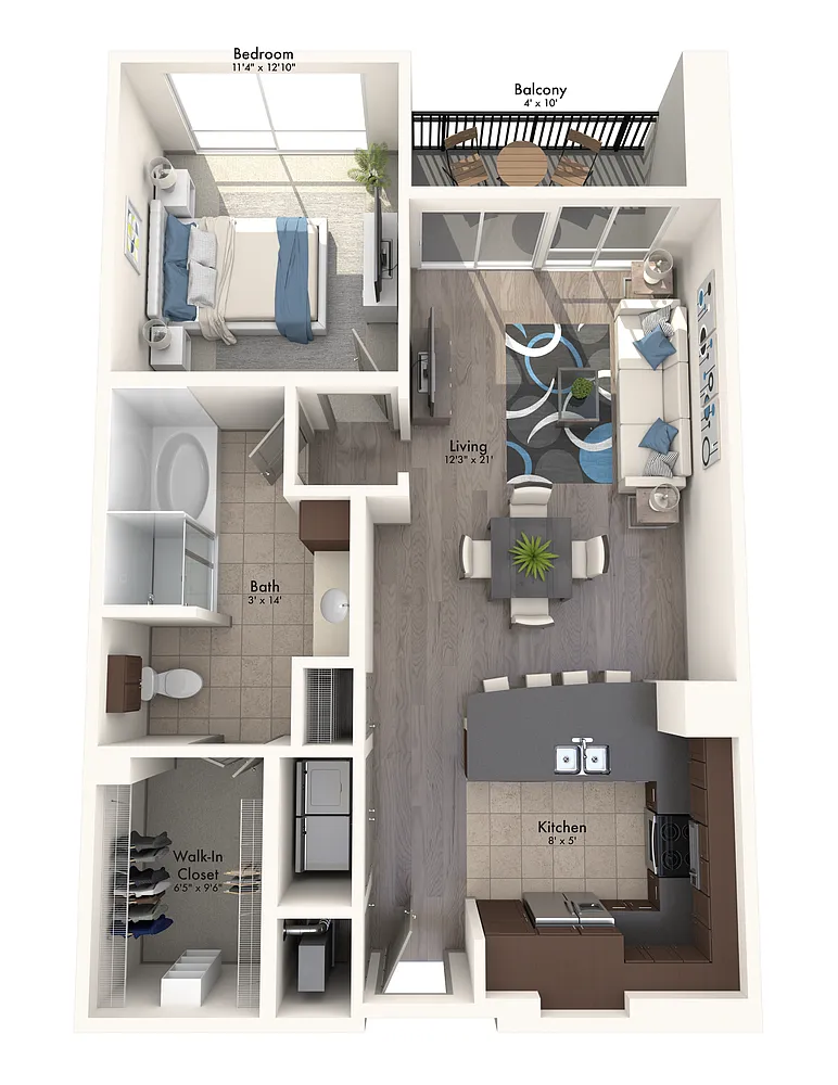 Floor plan A1C