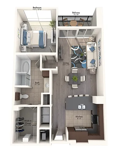 Floor plan A1C