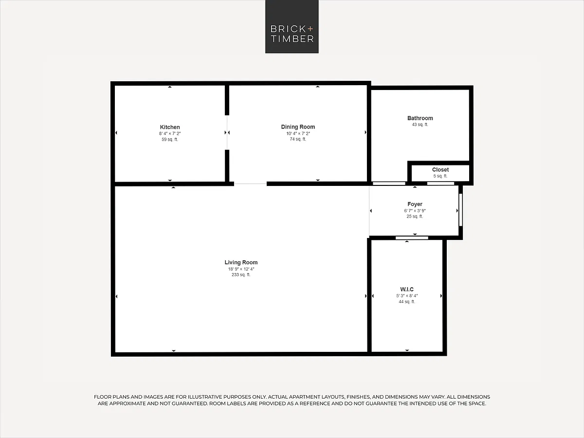 Floor plan Studio