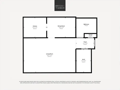 Floor plan Studio
