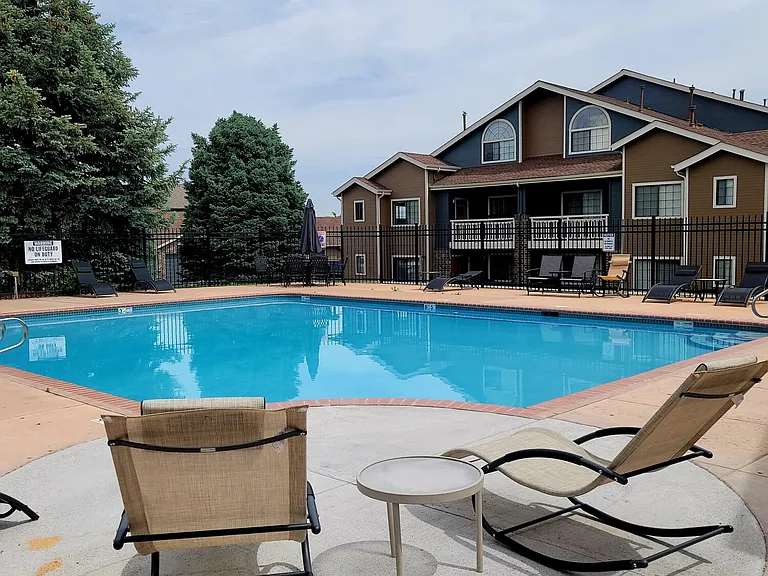 Pool Area in the summer