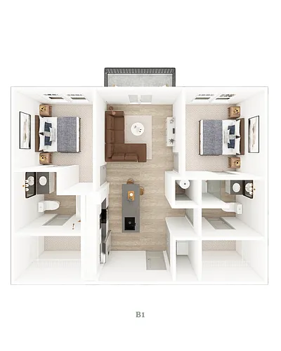 Floor plan B1