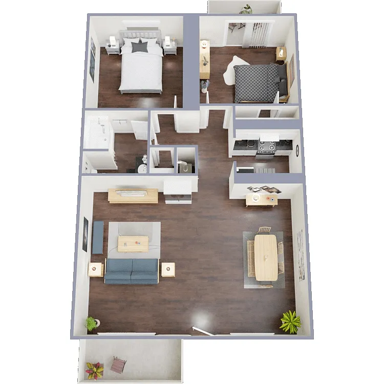 Floor plan B1-R